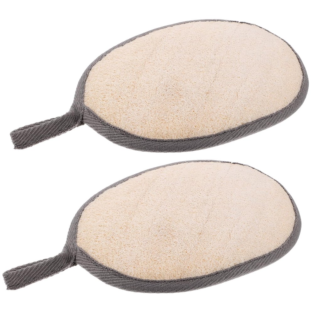 ARTSEWPLY 2pcs Bath Shower Loofah Sponges Loofah Bath Tablets for Women Men Exfoliating