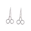 DEARMAMY 2pcs Nose Hair Scissors for Men Facial Hair Scissors Stainless Steel Professional Beard Trimmer view 1