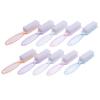 HONITANO 10pcs Handle Grip Fingernail Cleaning Brushes for Nail Scrubbing Ergonomic Long Handle Design for Easy Use Non-skid Grip for Comfort and Control view 1