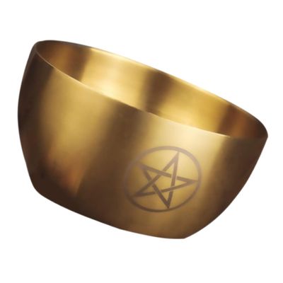 SOLUSTRE Men Stainless Steel Shaving Bowl Multi Functional Aromatherapy Ritual Candle Holder Easy to Clean Design for Grooming Meditation