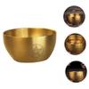 SOLUSTRE Men Stainless Steel Shaving Bowl Multi Functional Aromatherapy Ritual Candle Holder Easy to Clean Design for Grooming Meditation view 2