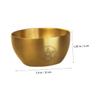 SOLUSTRE Men Stainless Steel Shaving Bowl Multi Functional Aromatherapy Ritual Candle Holder Easy to Clean Design for Grooming Meditation view 3