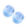 ARTSEWPLY 2pcs Talcum Powder Puff Case Plush Material Powder Puff Container Soft Dusting Applicator for Gentle Skin Care for After-Bath Use Compact Travel view 1