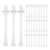 Quacc 30 PCS Plastic Nose Wax Sticks Dual-End Wax Applicator Sticks Nasal Wax Spatulas Strips for Cleaning Nose, Eyebrow, Facial Hair view 1
