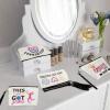 12 Pcs Volleyball Makeup Bag Gifts for Team, Volleyball Gifts for Teen Girls with Canvas Makeup Bags, Inspirational Volleyball Gifts for Team to Store Cosmetics and Various Objects (8.3 x 5.1 Inches) view 4