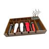 LOORGVEL 1pc Hairdressing Tools Holder Barber Trimmers Stand Wooden Hair Clipper Storage Rack Haircut Scissors view 2