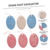 WRITWAA 6Pcs Pumice Stones for Feet Dual Sided Foot Files for Removal Natural Exfoliating Foot Care Tools Skin Friendly and Durable for Home Pedicure Mixed Colors view 2