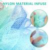 20 Pack Mini Shower Loofah Bath Sponge 20G, Soft Travel Size Nylon Mesh Puff for Body Wash, Loofah Shower Exfoliating Scrubber Pouf for Women and Men, Full Cleanse, Beauty Bathing Accessories view 2