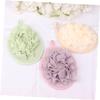 Happyyami 4pcs Shower Ball Bath Poufs Scrubber Sponges Rich Bubble Soft Feeling Easy to Use view 2