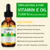2PC Vitamin E Oil, 75000 IU Ultra Concentrated  100% Natural & Pure for Face & Skin  Moisturizes Dry Skin & Helps Improve Skin Appearance  Mothers Day Gifts for Mom, Women, Wife view 2