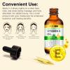 2PC Vitamin E Oil, 75000 IU Ultra Concentrated  100% Natural & Pure for Face & Skin  Moisturizes Dry Skin & Helps Improve Skin Appearance  Mothers Day Gifts for Mom, Women, Wife view 4