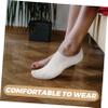 FOMIYES 3pairs Silicone Foot Care Socks Moisturizing Spa Socks for Softening Protecting Dry Feet for Home Travel Use view 3