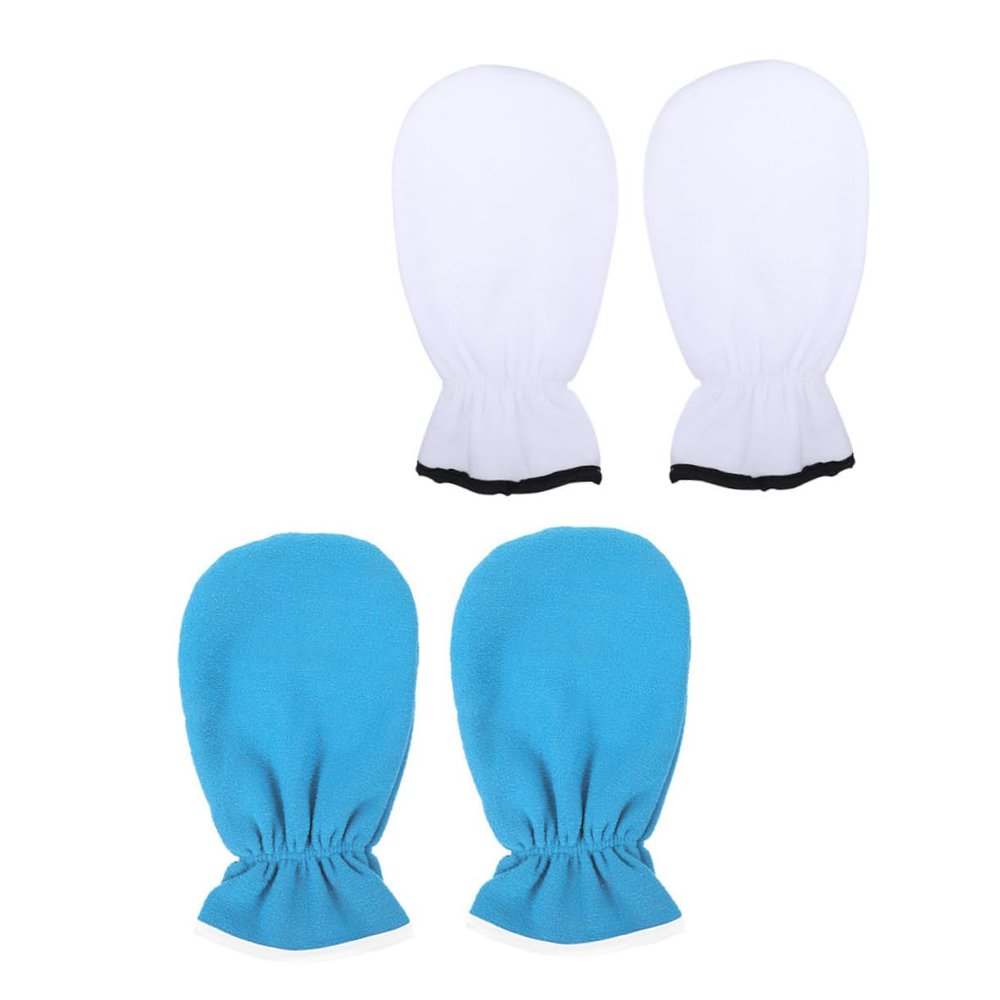AUTSUPPL 2 Pairs of Professional Wax Gloves for Paraffin Treatment Washable Mitts for Skin Care Portable Paraffin Mitts for Moisturizing and Softening