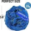 20 Pack Mini Shower Loofah Bath Sponge 20G, Soft Travel Size Nylon Mesh Puff for Body Wash, Loofah Shower Exfoliating Scrubber Pouf for Women and Men, Full Cleanse, Beauty Bathing Accessories view 2