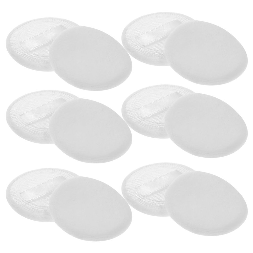 AUTSUPPL 12Pcs Girl Makeup Puff Soft Velour Powder Applicators for Loose and Foundation Makeup Design Convenient for Beginners and Professionals