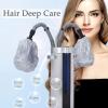 Jcgly Nano Hair Steamer with 2 Caps, Standing Professional Hair Processor, 2-in-1 Hair & Face Steamer for Salon SPA Barber Shop, Silver Aluminum Alloy view 4