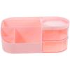 Anneome Compartment Organizer Box Capacity Desktop Storage Holder for Makeup Office Stationery Sundries for Vanity Bathroom Easy to Clean Soft view 1