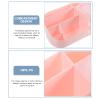 Anneome Compartment Organizer Box Capacity Desktop Storage Holder for Makeup Office Stationery Sundries for Vanity Bathroom Easy to Clean Soft view 3