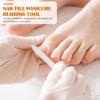 BIUDECO 2Pcs Nail Files Stainless Steel Nail Art Tools for Manicure Easy to Carry Durable Nail Files for Home Salon Use for Nail Shaping and Polishing view 3