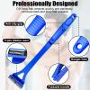 Dexspoeny Back Shaver for Men & Women(DIY), Body Hair Trimmer with Foldable Extra Long Ergonomic Handle, Wet Dry Shaving & Safety Razor Technology with 8 Pcs Ultra Sharp Replaceable Blades (Blue) view 3