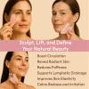 DoSensePro Rose Quartz Gua Sha Facial Tool - Heart-Shaped Crystal for Puffiness, Lymphatic Drainage, Facial Sculpting & Relaxation - Hand-Carved Stone from Brazil, Used in Traditional Beauty Rituals view 2