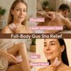 DoSensePro Rose Quartz Gua Sha Facial Tool - Heart-Shaped Crystal for Puffiness, Lymphatic Drainage, Facial Sculpting & Relaxation - Hand-Carved Stone from Brazil, Used in Traditional Beauty Rituals view 4