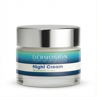 DERMOSION Night Cream  Anti-Aging Face Moisturizer with Retinol and Peptides  50ml (1.69 fl oz)