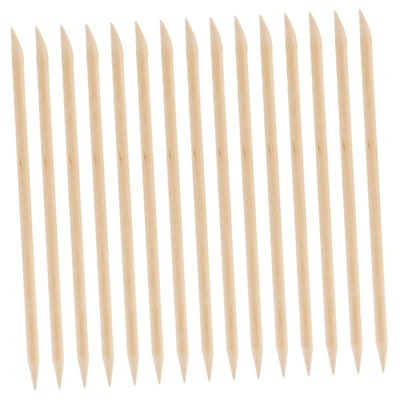 ELAYARD 200pcs Cuticle Pusher Sticks Nail Cleaner Tool for Manicure Pedicure Lightweight Portable for and Home Use