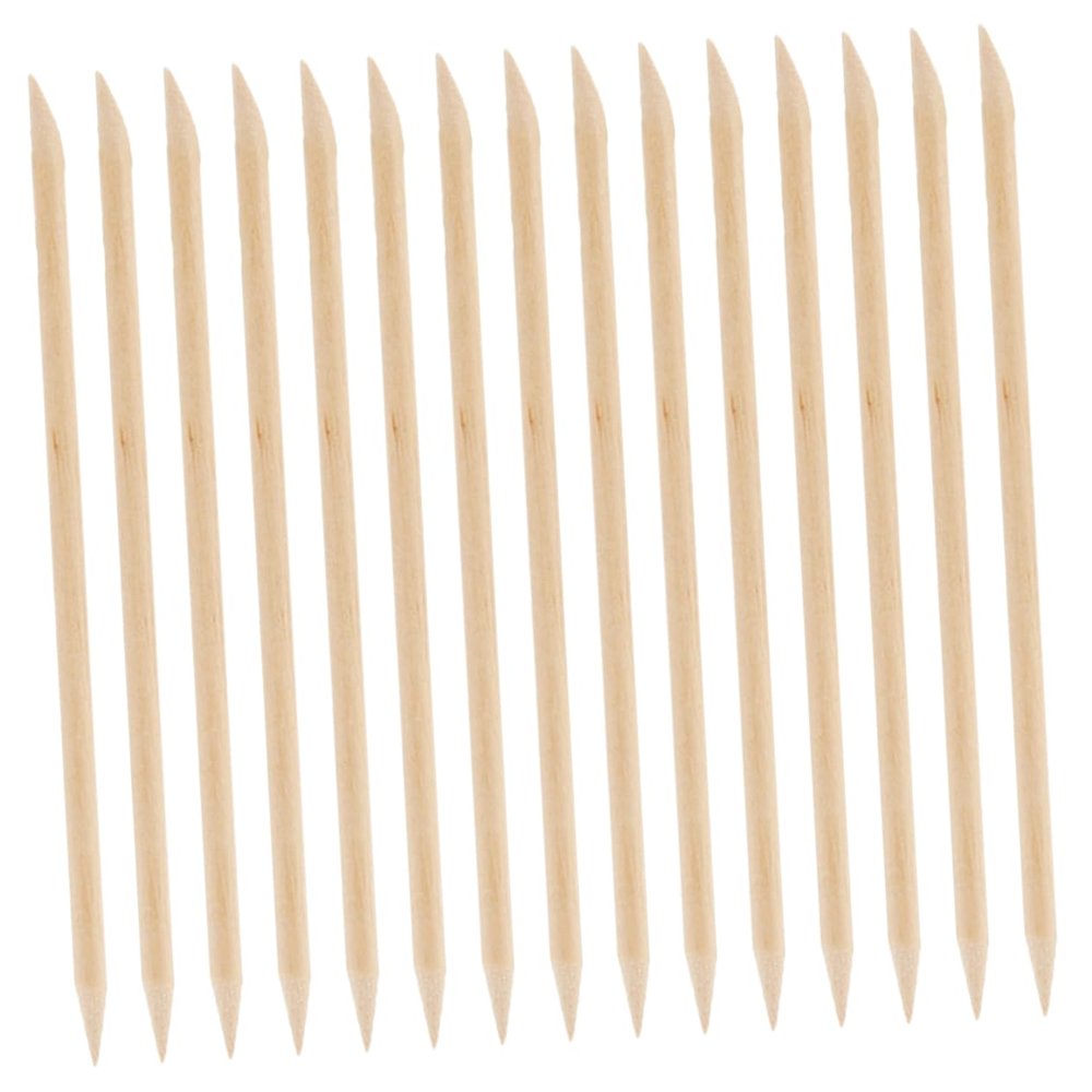 ELAYARD 200pcs Cuticle Pusher Sticks Nail Cleaner Tool for Manicure Pedicure Lightweight Portable for and Home Use