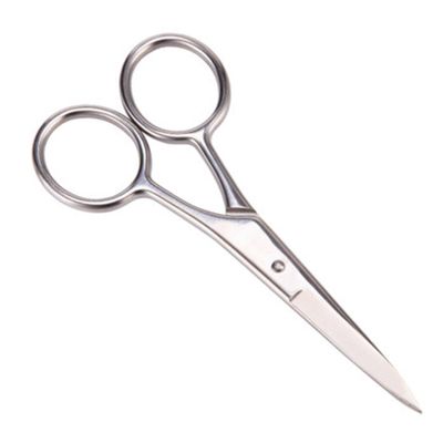 BIUDECO 2pcs Facial Hair Scissors Beard Scissors Men Stainless Steel Shears for Barbershop Home Diy