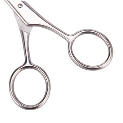 Ipetboom 2-Piece Stainless Steel Beard Scissors Set Precision Trimming Shears for Men for Home and Barbershop Use Comfortable to Hold Design