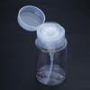 100-200ml Push Down Dispenser Polish Remover Pump Empty Bottle Dispensers Liquid Bottles Container view 2
