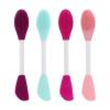 DEARMAMY Double-Head Silicone Face Mask Applicators 4pcs Mud Mask Brushes for Skincare and DIY Beauty Tools for and Facial Care view 1