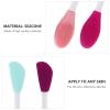 DEARMAMY Double-Head Silicone Face Mask Applicators 4pcs Mud Mask Brushes for Skincare and DIY Beauty Tools for and Facial Care view 2