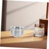 Beaupretty Stainless Steel Shaving Soap Bowl for Men Shaving Cup Compact Design for Travel and Grooming The Tool view 4