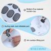 wicoanox Portable Spa Bubble Bath Mat Bath Spa Massage Mat, Full Body Bubbling Bath Non-Slip Mat with Remote & Pillow, Electric Air Pump & Adjustable Bubble Settings Bathtub Bubble Machine White view 3