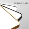 Bathroom Mirror Bathroom Mirror with Shelves Vanity Mirror Rectangular Vanity Mirror Aluminum Frame(Gold,23.6" L x 15.8" W) view 3