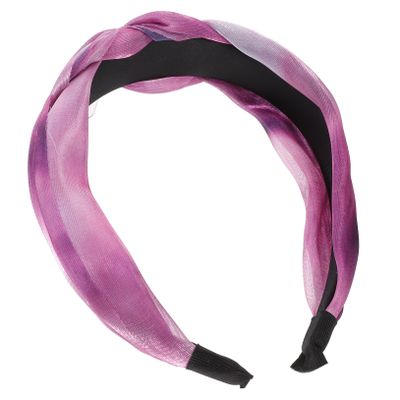 FRCOLOR Wide Sparking Headband for Women Elegant Glitter Hair Accessory Comfortable Stretch Fabric for Everyday Wear and Special Occasions