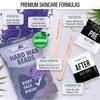 Tress Wellness Waxing Kit for Sensitive Skin  Safe for Face & Skin, Prep & Aftercare Wipes, Easy to Use  At-Home Kit for Face, Bikini, Brazilian & Full Body - Black, No Display view 4