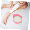 DONFAMDS 3pcs Folding Silicone Waxing Bowl Set Portable Hair Removal Accessory Heat-Resistant Design for Home Waxing Random Color view 3