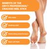 Onyx Professional Cracked Heel Repair Balm Stick, Orange Scent, 1 Pack - Dry Heels Dry Cracked Feet Treatment, Moisturizing Heel Balm Rolls On, No Mess Like Foot Cream or Foot Lotion view 2
