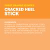 Onyx Professional Cracked Heel Repair Balm Stick, Orange Scent, 1 Pack - Dry Heels Dry Cracked Feet Treatment, Moisturizing Heel Balm Rolls On, No Mess Like Foot Cream or Foot Lotion view 4