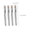 Beaupretty 20Pcs Portable Lip Brush Set 10.5cm Crystal Handle Waterproof Makeup Applicator Cover for Lip Balm and Eye Shadow view 4