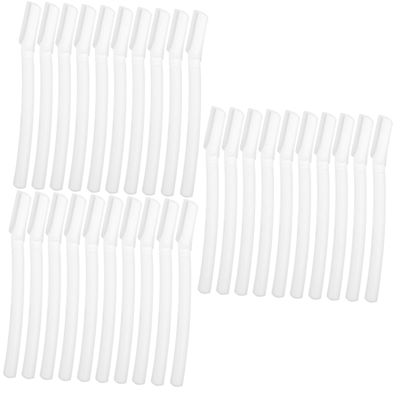 Ipetboom 30pcs Eyebrow Trimmer Safe and Precise Facial Hair for Women Eyebrow Shaver Cover for Brows and Smooth Skin for Daily Grooming