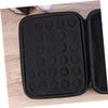 DEARMAMY 1pc Slot Storage Case Eva Bag for Bottles Portable Organizer Secure Zipper for Travel and Home Use Black view 2