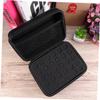 DEARMAMY 1pc Slot Storage Case Eva Bag for Bottles Portable Organizer Secure Zipper for Travel and Home Use Black view 3