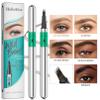 Microblading Eyebrow Pen - Waterproof Eye Brow Pen with 4-Fork-Tip Liquid Brow Pens for Natural Looking Defined Eyebrows (Dark Brown) view 2