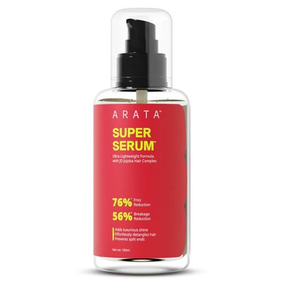 Super Serum For Dry & Frizzy Hair | 76% Frizz Reduction | 56% Breakage Reduction | Luxurious Shine | Prevents Split Ends | Powered By JD Jojoba Hair Complex | Hair Serum For Women & Men |100ml