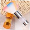 DECORNIJIA 2pcs Blusher Brush Handle Makeup Brushes for Loose Powder for Nail Cleaning and Blush Application view 3