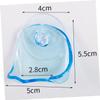 ULTECHNOVO 2pcs Shower Razor Holder Suction Cup Razor Mount Shaver Organizer for Toiletry Grey view 2